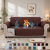 cheap Sofa Cover-100% Waterproof Couch Covers Sofa Covers for Dogs Couch Protector Triple Non-Slip Sofa Slipcover for 3 Cushion Couch Furniture Protector for Pets, Kids,Dog