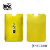 cheap RFID Card Holder-100 Pack RFID Blocking Sleeves Set, Credit Card Protectors or Passport Sleeves, Identity Theft Protection for Travel, Colorful Slim Card Holder for Wallets, Anti-Theft Shield