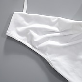 economico T-shirt semplice-Per donna Maglietta Arricciato Semplice Elegante Moda Sexy Senza Maniche Senza Spalle Top Regolari Quotidiano Uscire Weekend Nero Bianco Estate Primavera