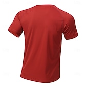 abordables Camisetas casuales de hombre-Hombre Camiseta Camisa manga corta Camiseta superior Manga Corta Cuello Barco Verano Primavera Color sólido Ropa de calle Elegante Básico Secado rápido Delgado Diario Exterior Vacaciones Café