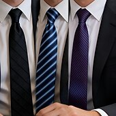 preiswerte Krawatten &amp; Fliegen für Herren-Herren Krawatten Mode Geschäftlich Klassisch Klassisch Gestreift Geschäft Abendgesellschaft Formell