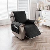 Недорогие Чехол для кресла-качалки-Водонепроницаемая небольшая клетчатая подушка для дивана, коврик для дивана с животными, нескользящий защитный чехол для дивана для собак и кошек, моющийся, прочный.