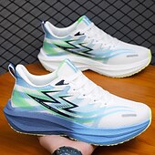 preiswerte Lässige Sneakers-Gelbe und rote Herren-Laufschuhe, leichte, atmungsaktive Sportschuhe mit Dämpfung, ideal zum Joggen, fürs Fitnessstudio, zum Spazierengehen, auf Reisen und für den Alltag.