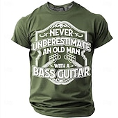  Voor heren Grappig jargon T-shirt Korte mouw T-shirt 3D-afdrukken Strakke ronde hals Overhemd Modieus Dagelijks Dagelijks Straat Rood Zomer Lente Kleding S M L XL XXL XXXL