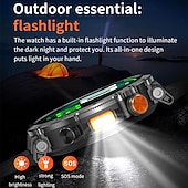economico Smartwatch-Smartwatch GPS robusto da uomo, orologio sportivo per attività all'aperto con 6 sistemi di posizionamento satellitare, tracciamento del percorso per alpinismo ed escursionismo, monitoraggio della