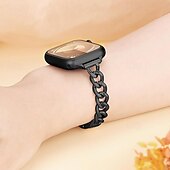 billige Apple Watch Bands-Modern Buckle Compatible with Apple Watch band 38mm 40mm 41mm 42mm 44mm 45mm 46mm 49mm Metal Clasp Adjustable Alloy Strap Replacement Wristband for iwatch Ultra 3 2 Series 11 10 9 8 7 SE 6 5 4 3 2 1