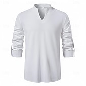  Mittelalterlich Renaissance Hemd langarm Pirat Wikinger Kostüm Herren Vikinger Seeräuber Halloween Karneval Leistung LARP Renaissance-Messe Erwachsene Hemd