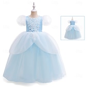 economico Costumi per bambine-Strega magica Principessa Vestito Costume Cosplay Abiti Film Moda Carino Tutù for Ragazze Bambini Mascherata Quotidiano Feste Anniversario