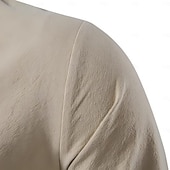  Médiéval Renaissance Chemise Manches courtes Pirate Viking Déguisement Homme Viking Pirate Halloween Carnaval Performance LARP Foire de la Renaissance Adulte Chemise Été