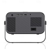 cheap Projectors-Android 11.0 Mini Projector with WiFi and Bluetooth, Support 4K Video Decoding, H713 Quad Core Processor, 5G Dual WiFi Portable Projector, HDR10+ Home Theater Movie Projector for Outdoor