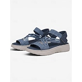 voordelige Sport Sandalen-Comfortabele, blauwe sandalen met bandjes voor dames – lichtgewicht sportsandalen voor buitenwandelingen, reizen, vakantie en dagelijks gebruik.
