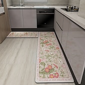 voordelige Hardlooppakken-Keukenloper in Amerikaanse stijl, absorberend, oliebestendig, antislip, vuilafstotend en gemakkelijk schoon te maken, gemaakt van diatomeeënaarde.
