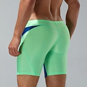 abordables Swim Trunks &amp; Board Shorts-Men's Swim Shorts Swim Trunks Geometric Patchwork Quick Dry Elastic Breathable Swimwear Bottoms Surfing Water Sports Swimming Summer