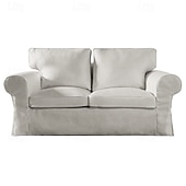 cheap Sofa Cover-2 Seat Sofa Cover or  2 Seat Sofa Bed Cover with Cushion Covers and Backrest Covers For Ektorp Couch Slipcover Washable Furniture Protector  LITB PRIME cover Ektcover