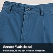 voordelige werk shorts-Voor heren Korte broek Werkshorts Acid Wash Shorts Zak Puur Effen Effen kleur Comfort Boven de knie Casual Buiten Kantoor Modieus Streetwear blauw Inelastisch