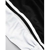 abordables Shorts décontractés-Homme Short actif Shorts de survêtement Shorts Shorts d'été Cordon de serrage Taille Élastique Bloc de Couleur Longueur Genou Occasionnel Quotidien Extérieur Sports Streetwear Noir Blanche