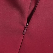 ieftine Rochii-1950 Retro / vintage Miezul zilei Rochii Rochie leagăn Rochie Flare Fără mâneci De pe umăr Culoare solidă Mulată Costume de fancy Pentru femei Mascaradă Petrecere cu cocktail Petrecere ceai Adulți