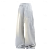 economico Classico-Per uomo Pantaloni di Lino Pantaloni Pantaloni Estivi Pantaloni da Spiaggia Coulisse Elastico in vita Tinta unica Comodità Traspirante Quotidiano All'aperto Spiaggia Vacanza Moda Nero Albicocca