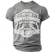  Voor heren Grappig jargon T-shirt Korte mouw T-shirt 3D-afdrukken Strakke ronde hals Overhemd Modieus Dagelijks Dagelijks Straat Rood Zomer Lente Kleding S M L XL XXL XXXL