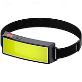 cheap Head Lights-COB Portable Floodlight Headlamp Built-in Rechargeable Lithium Battery Outdoor LED Super Bright Camping Headlight Fishing Lamp