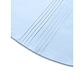 olcso Vakáció-Férfi Ing Vászon ing Nyári póló Stranding Tömör szín Hétköznapi Vakáció Medence Fekete Fehér Khakizöld Hosszú ujj Mandarin gallér Nyár Tavasz Ruházat Fodrozott