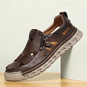 economico Sandali casual-Scarpe casual da uomo senza lacci, comodi mocassini da esterno per viaggi, uso quotidiano e attività estive