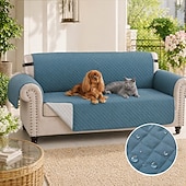 cheap Sofa Cover-100% Waterproof Couch Covers Sofa Covers for Dogs Couch Protector Triple Non-Slip Sofa Slipcover for 3 Cushion Couch Furniture Protector for Pets, Kids,Dog