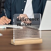 preiswerte Geschenke-Besondere Geschenke für Lehrer, Trainer, Mentoren, Chefs und Führungskräfte; Dankeschön-Geschenke für Kollegen, Mitarbeiter, Frauen und Männer; Motivierendes Acrylschild für Büro, Schreibtisch oder