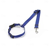 cheap Vehicle Accessories-Adjustable 2-in-1 Dog Car Safety Belt Use this rear seat harness and ring to ensure your pet's safety on the road