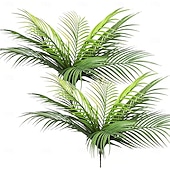 ieftine Plante artificiale și verdeață-2/4 buc frunze de palmier artificiale cu ferigă de fier mare cu 9 capete, plante tropicale simulate realiste din junglă pentru decorarea pereților, frunziș artificial de frunze de palmier pentru casă,