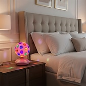 abordables Éclairage de scène-Projecteur LED rotatif à 360° pour scène disco, alimentation USB, idéal pour les DJ et les festivals. &amp;veilleuse décorative pour chambre, 1 pièce