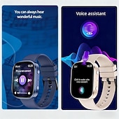 economico Smartwatch-Smartwatch per uomo e donna con 2 cinturini, fitness tracker con monitoraggio del sonno, quadrante personalizzabile, schermo touch da 1,88", tracker di attività impermeabile IP68 per telefoni Android