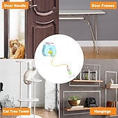 economico Giochi per gatti-Giocattolo elettrico per gatti | Gioco interattivo elettrico per animali domestici - Giocattolo per gattini con sensore di movimento, per esercizio fisico, allenamento, arricchimento, sollievo dalla