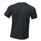 billige Casual T-skjorter for menn-Herre T skjorte Kortermet skjorte T-skjorte Kortermet Crew-hals Sommer Vår Helfarge Gatemote Stilfull Fritid Fort Tørring Tynn Daglig utendørs Feriereise Lysegrå Topp T-skjorte for menn