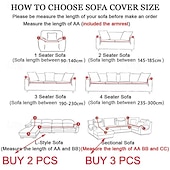 abordables Housse de canapé-Housse de canapé imperméable en jacquard de luxe, extensible et intégrale, avec élastique, anti-griffures de chat et anti-poussière.