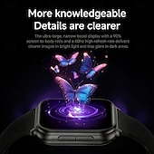abordables Smartwatch-Smart Watch for Men Women with 2 Straps, Fitness Tracker with Sleep Monitor, DIY Watch Face 1.83" Touch Screen Smartwatch, Activity Tracker for Android iOS Phones