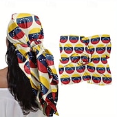 billiga 250:e årsjubileum-USA:s 250-årsjubileum, USA Kanada, världsfotbollsflagga, tryckt bandana för män och kvinnor, fyrkantig huvudduk, pannband, huvudband, utomhustillbehör för jublande fans