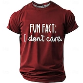 olcso Szarkazmus Humor Pólók-Férfi Vicces szleng Póló Rövid ujjú póló 3D nyomtatás Terített nyak Ing Divat Napi Napi Utca Rubin Nyár Tavasz Ruházat S M L XL XXL XXXL