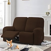 levne Potah na křeslo-Voděodolný potah na pohovku, strečový potah na polohovací pohovku z mléčného hedvábí, plné krytí, protiskluzový elastický potah, univerzální potah na masážní křeslo