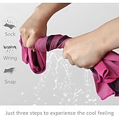 cheap Event &amp; Party Supplies-4 Packs Cooling Towel (31.5"x 12"), Ice Towel, Microfiber, Soft Breathable Chilly Towel Stay Cool for Yoga, Sport, Gym, Workout, Camping, Fitness, Running, Workout &amp; More Activities (Multicolor)