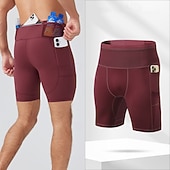 abordables Shorts de course-Homme Shorts de course Pantalons de course Short d'athlétisme Shorts de gym Cordon de serrage Avec Poches Shorts Quotidien Extérieur Sport Été Printemps Séchage Rapide Léger Évacuation de l'Humidité