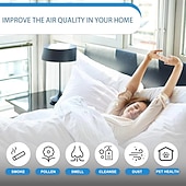 economico elettrodomestici-purificatore d'aria lavato ad acqua &amp;Rivitalizzante, diffusore elettrico di oli essenziali con luce LED a 7 colori, globo deodorante per ambienti per casa e ufficio, cattura silenziosamente la polvere