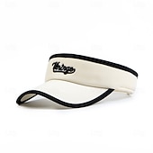 お買い得  キャップ＆ハット＆バイザー-ベースボール・キャップ サンハット テニスキャップ 男女兼用(儿童不要选这个) キャップ ランニングキャップ パッチワーク 日焼け防止 吸汗性 高通気性 のために テニス 野球 ピクルスボール 夏 春 ブラック ホワイト ピンク