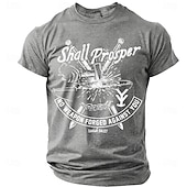  Maglietta uomo Bibbia Nessuna arma forgiata contro di te Isaia 54:17 prospererà fabbro cristiano anvil grafica regolare abbigliamento casual chiesa