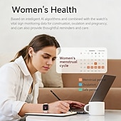 abordables Smartwatch-Smart Watch for Men Women with 2 Straps, Fitness Tracker with Sleep Monitor, DIY Watch Face 1.83" Touch Screen Smartwatch, Activity Tracker for Android iOS Phones