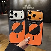 levne Pouzdra pro iPhone-telefon Carcasă Pro iPhone 17 Pro Max 16 15 14 Pro Max 13 Pro Max Zadní kryt Magnetické Nárazuvzdorné PU kůže