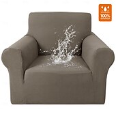 お買い得  ソファカバー-100%防水ソファカバー、滑り止めゴム底付き伸縮性ソファカバー1枚、犬やペット用の洗濯可能な家具プロテクター