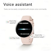 olcso Okosórák-okosóra nőknek, elegáns, kerek számlapú okosóra fitneszkövetővel, alvásfigyelővel, lépésszámlálóval, IP68 vízállósággal, barkács óralap, Android, iOS, iPhone, Samsung kompatibilis