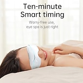 economico elettrodomestici-Maschera oculare a vapore intelligente portatile per occhi secchi, maschera oculare riscaldata con vapore caldo, massaggiatore oculare elettrico per alleviare la fatica, le occhiaie, favorire il
