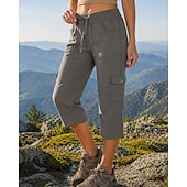 cheap Bottoms-Women's Outdoor Pants Cargo Pants Hiking Pants Trousers Summer Spring Autumn / Fall Outdoor Regular Fit Waterproof Quick Dry Breathable Pants / Trousers Drawstring Drawstring Pocket Elastic Waist